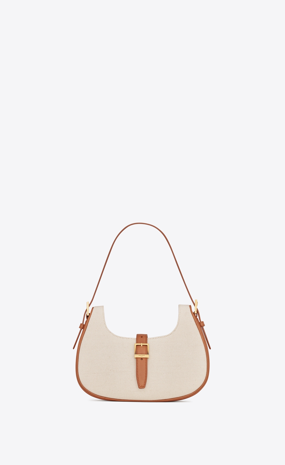 Saint Laurent Le Fermoir Hobo Bag外觀簡練俐落。