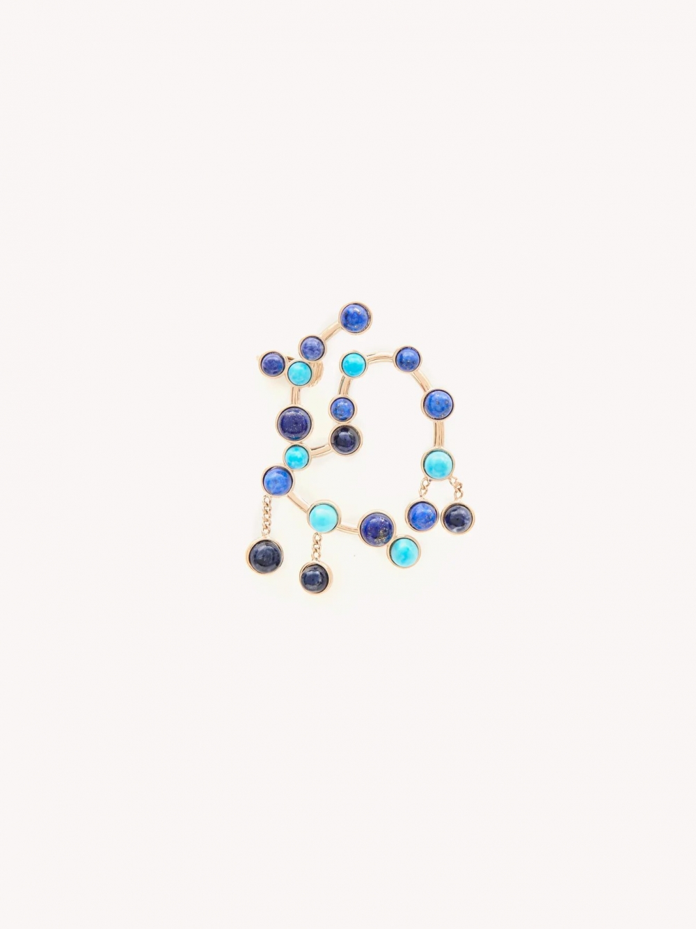 以射手座為設計靈感的Chloé Zodiac Sagittarius Earring。