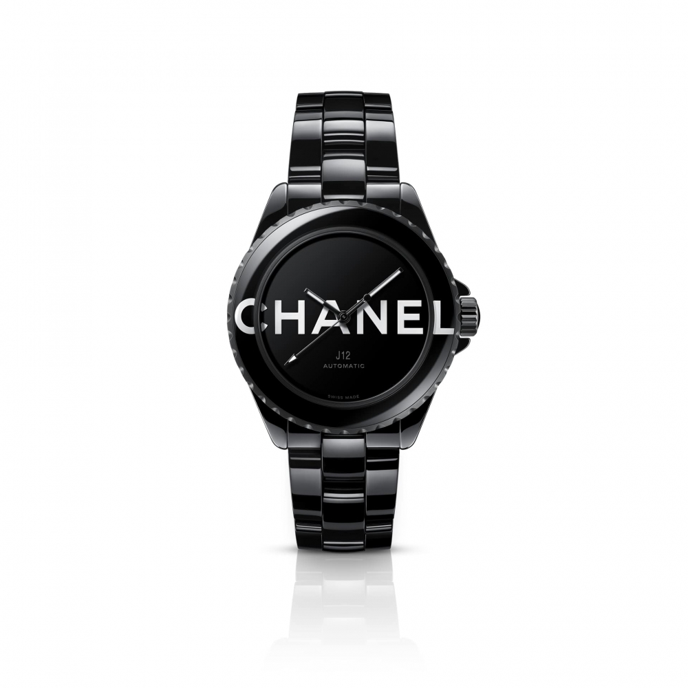J12 WANTED DE CHANEL 38 MM捨去錶盤與錶圈上細節。