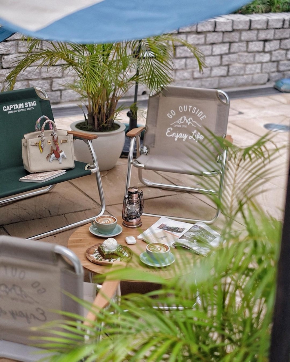 美荷樓青年旅舍地下的Garden at Mei Ho Cafe。