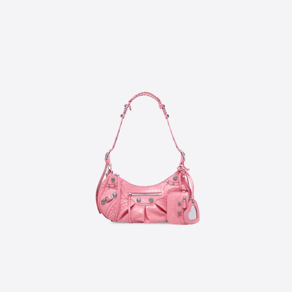 Le Cagole Small Shoulder Bag in Pink