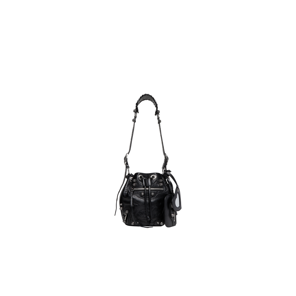 Le Cagole XS Bucket Bag in Black