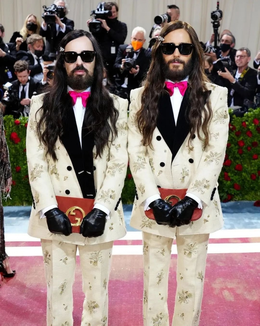 這次Jared Leto依舊完美演繹Gucci穿搭。