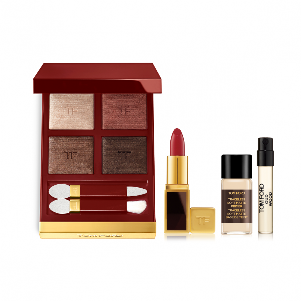 TOM FORD必備眼妝套 - 限量版 JASMIN ROUGE 高級定制四色眼影盤套裝 HK$765