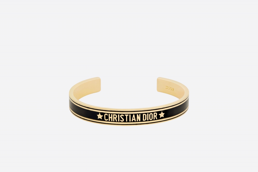Dior Code Bangle硬身金屬打造。