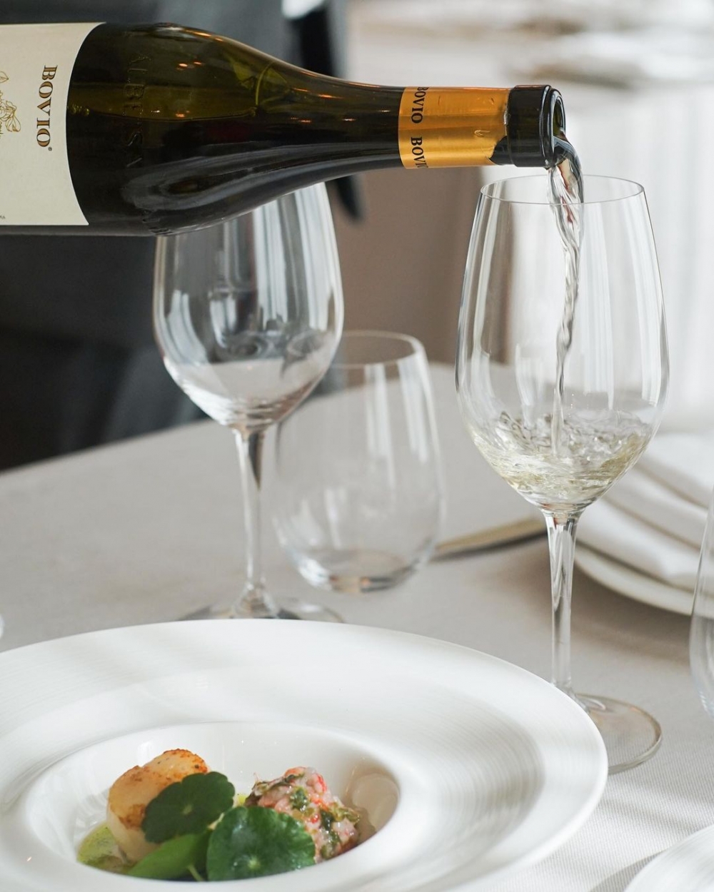 香港唯一提供Bovio葡萄酒的餐廳。