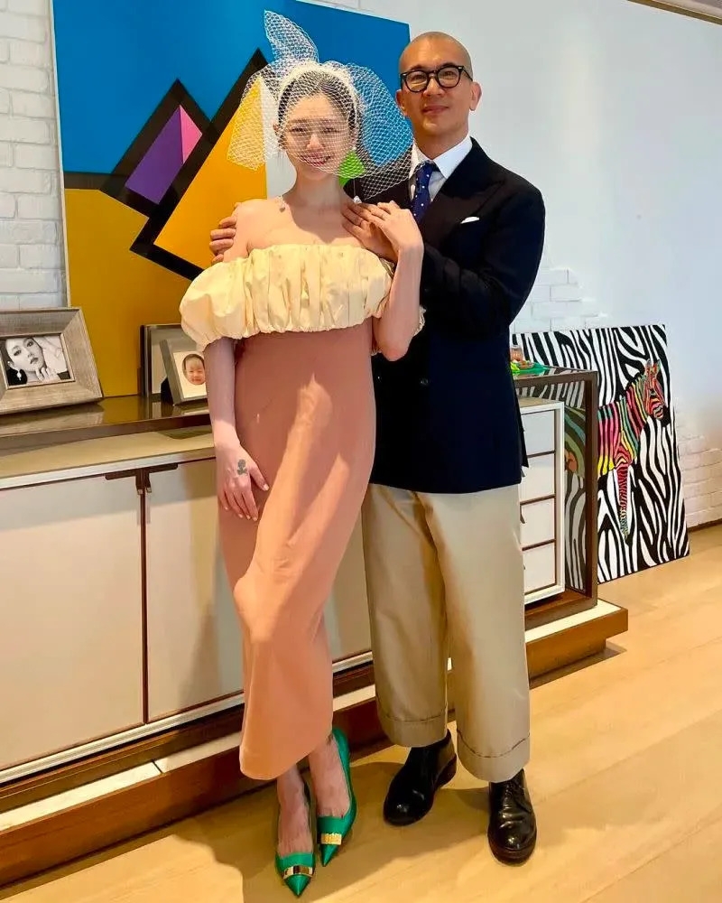 大S與具俊曄的在家中舉行婚禮。