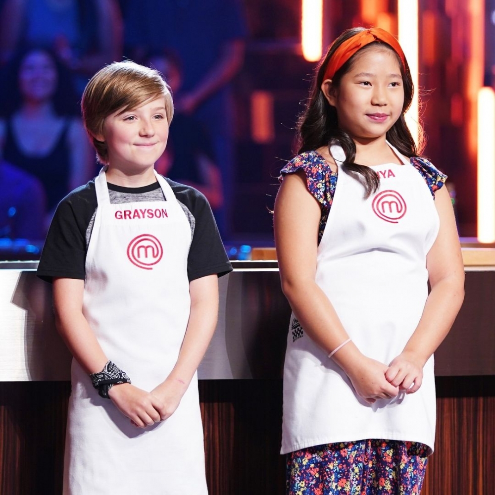 Liya Chu與拿下第二名的Grayson Price。