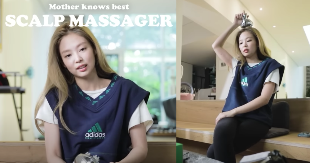 Jennie指媽媽從小就叮囑她要注意頭皮管理,有助保持頭皮健康及舒緩壓力。