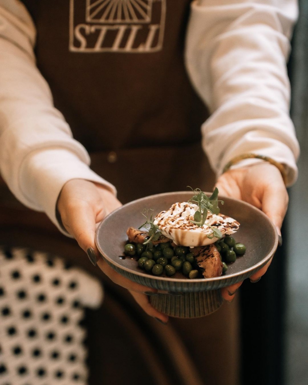 雙手奉上的美味餐點,讓人醉心。