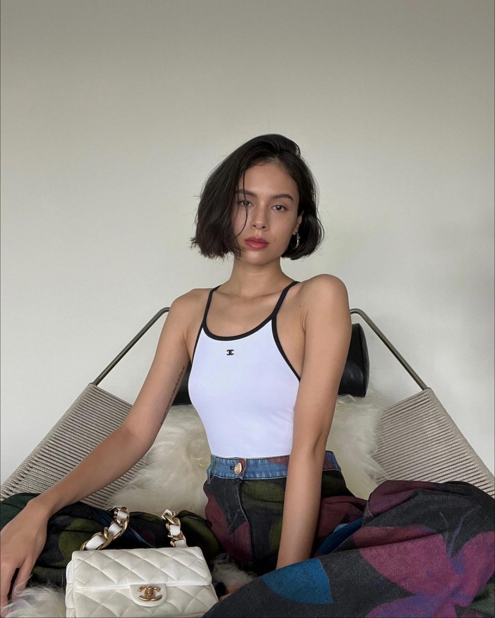 擁有時髦品味的混血女星大屋夏南。