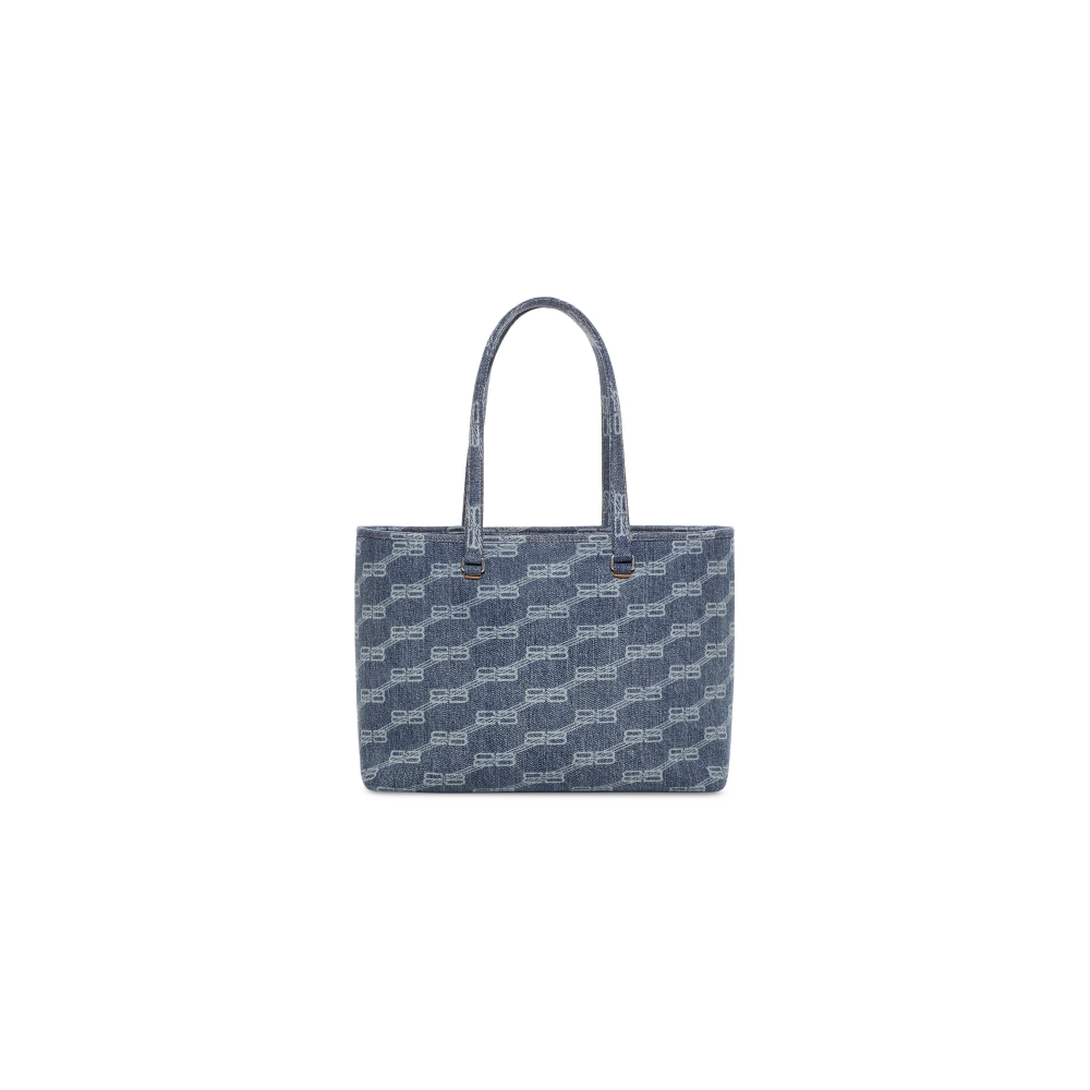 Balenciaga Signature Shopper Bag-Denim