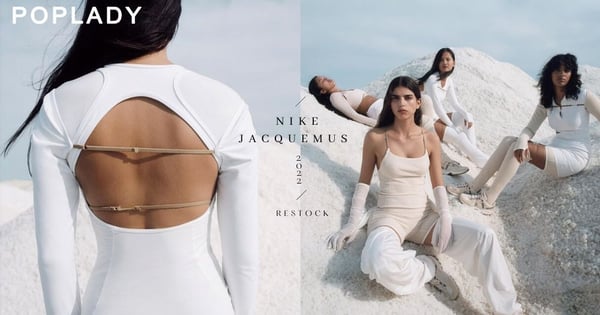 於法國鹽山拍攝的形象照好美!Nike×Jacquemus掀搶購熱潮,7月7日將於Nike官網再次上架!