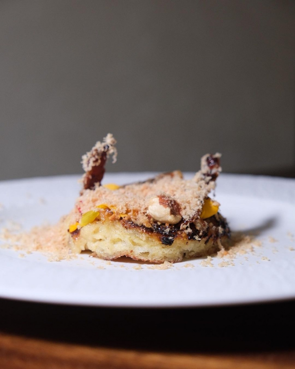 Foie gras,french toast,maple glazed bacon,brûléed bananas