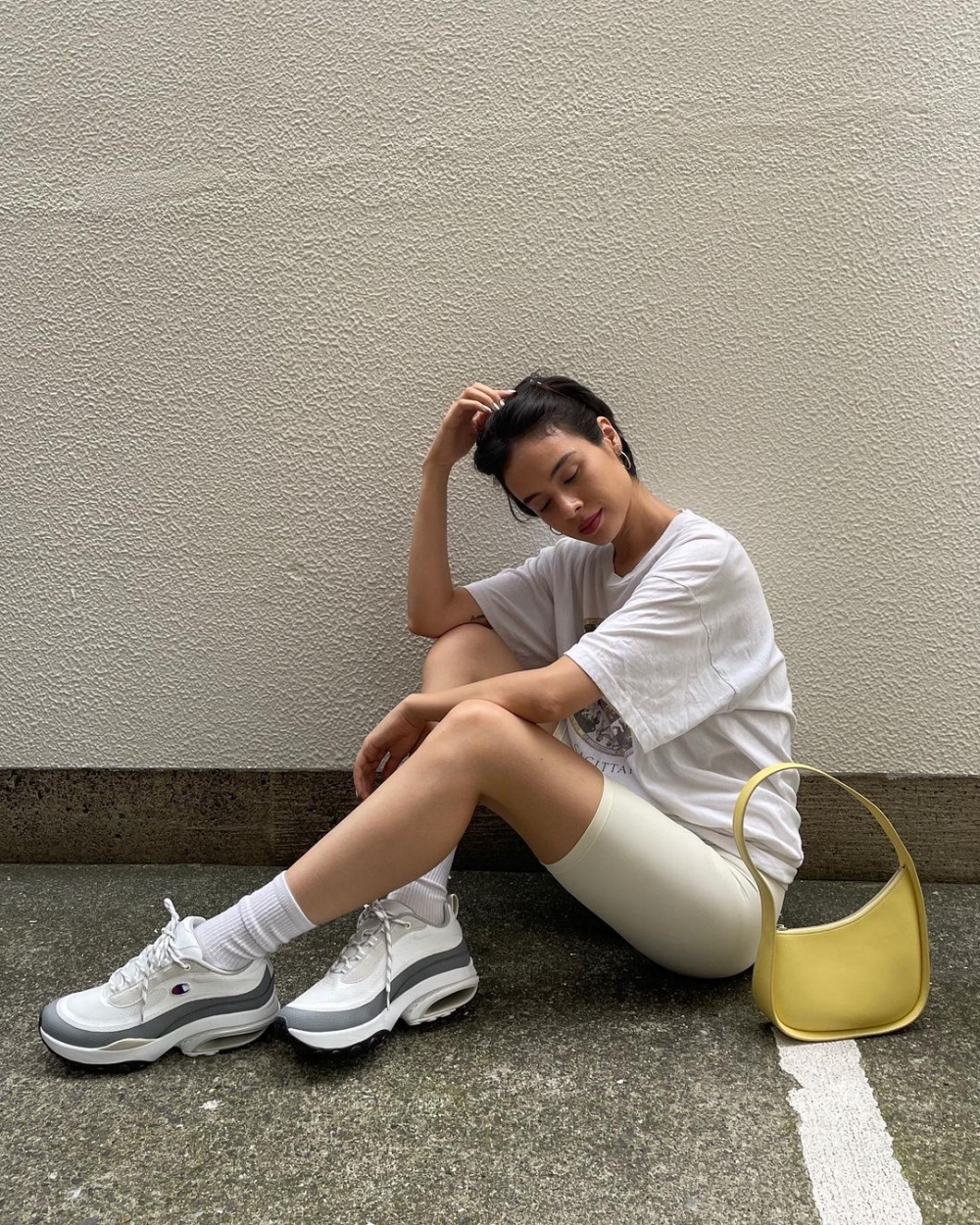 休閒的單車褲也能是你的穿搭單品。