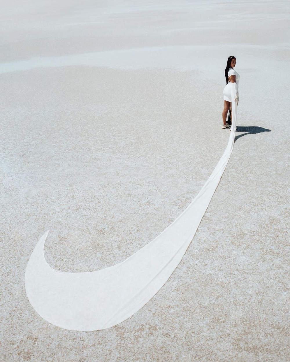 Nike×Jacquemus全新形象照。