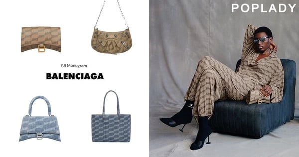 翻閲Balenciaga 90年代經典檔案：滿載迷人復古基調的全新BB Monogram系列登場