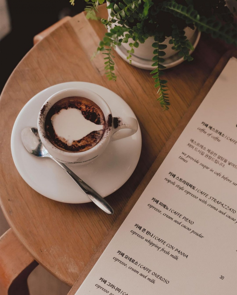 以Espresso基底的Caffe Pieno。
