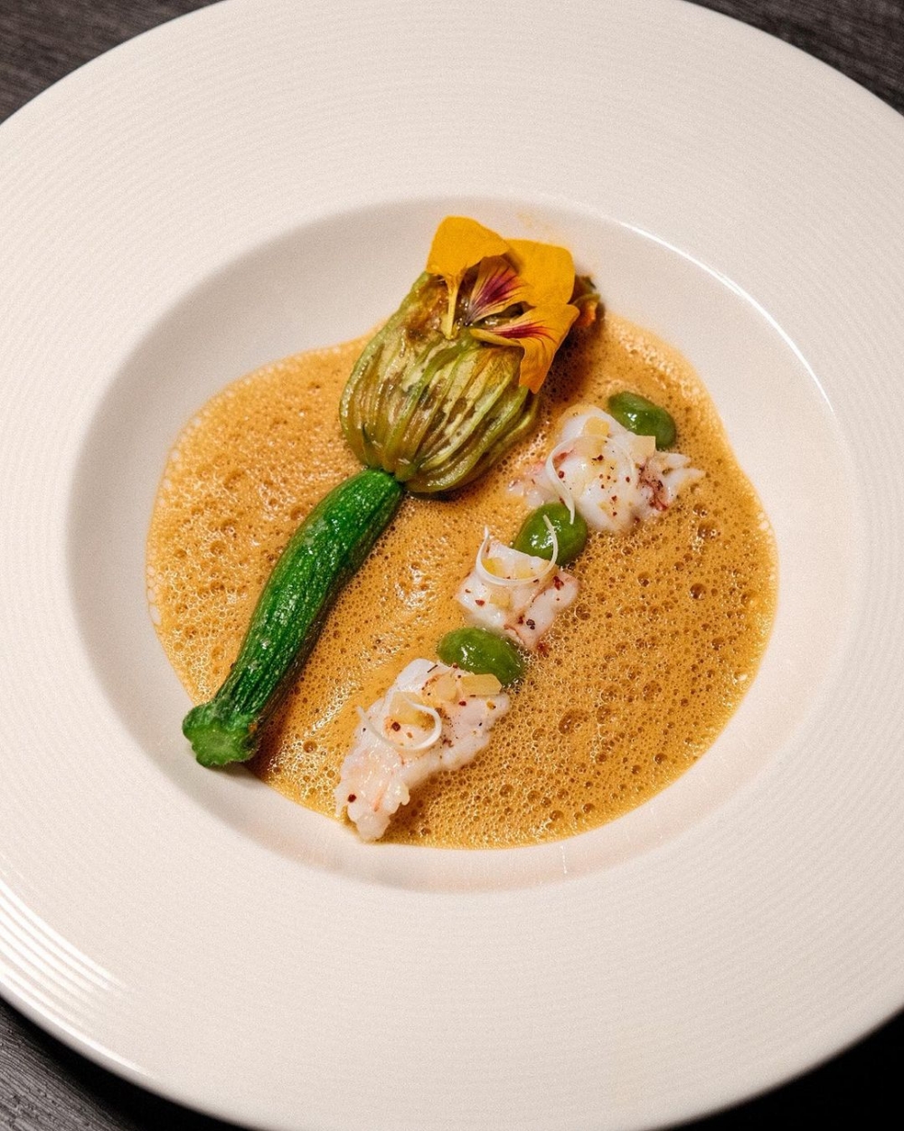 Langoustine, Ratatouille and Spinach Gnudi