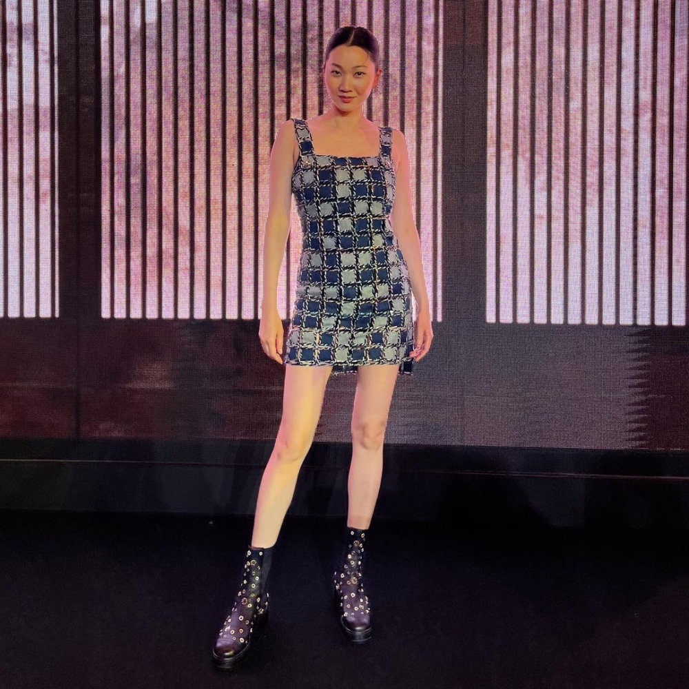 張允柱的逆天長腿,讓無數女生羨慕不已。