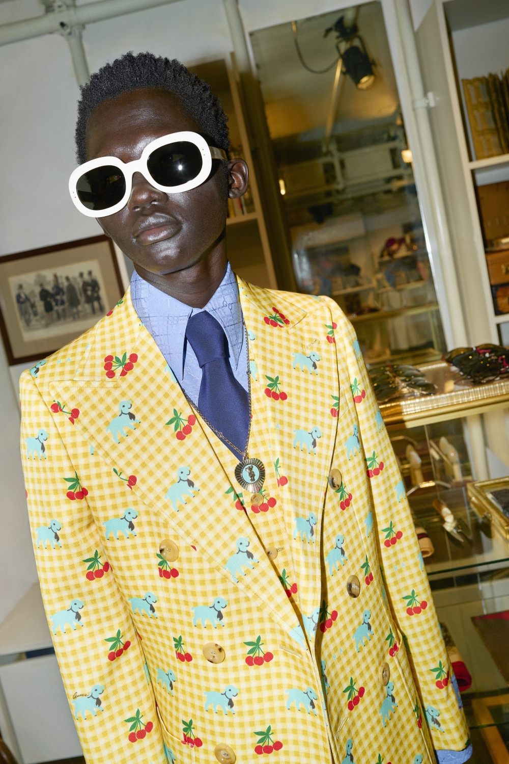 Alessandro Michele與Harry Styles攜手設計Gucci HA HA HA系列。