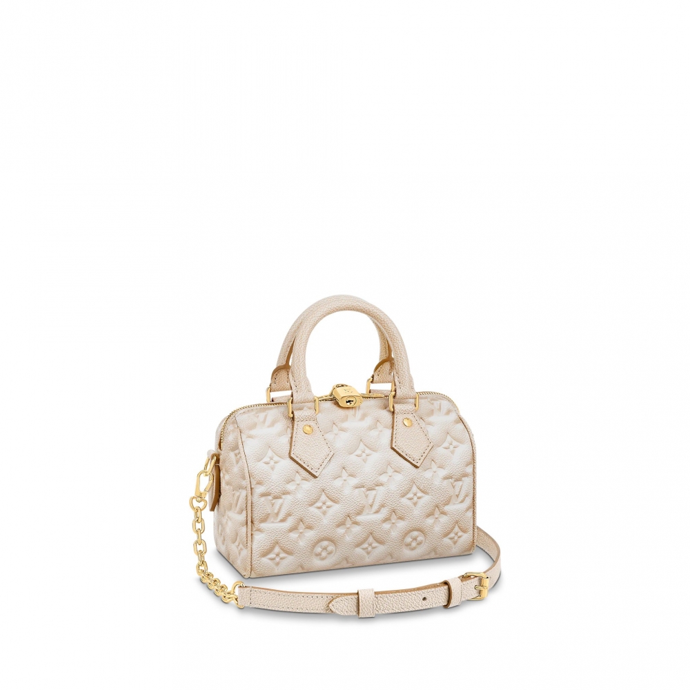 Louis Vuitton Speedy Bandoulière 20-Beige Clair
