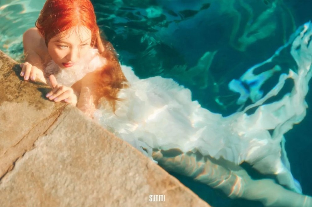 宣美新歌造型原地化身小魚仙,超美。