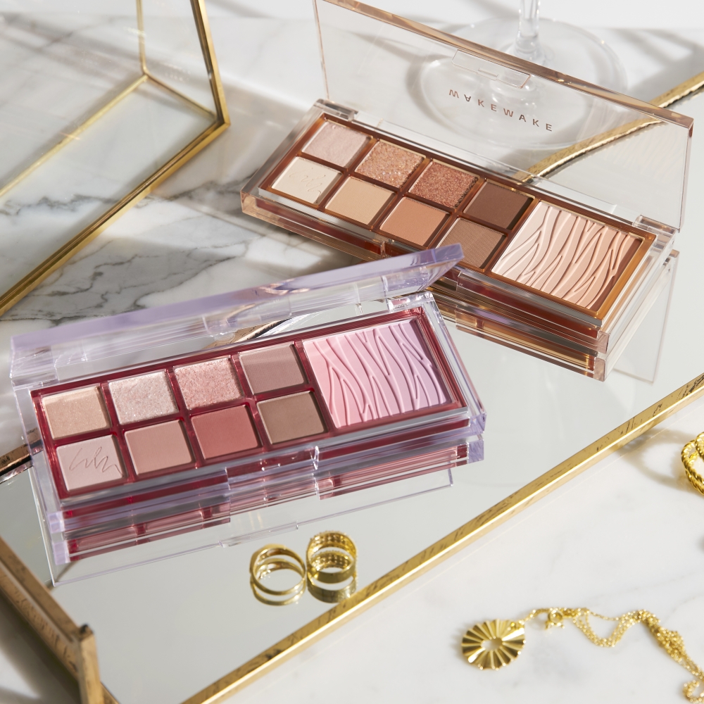 WAKEMAKE 9色眼影胭脂盤 01&02色