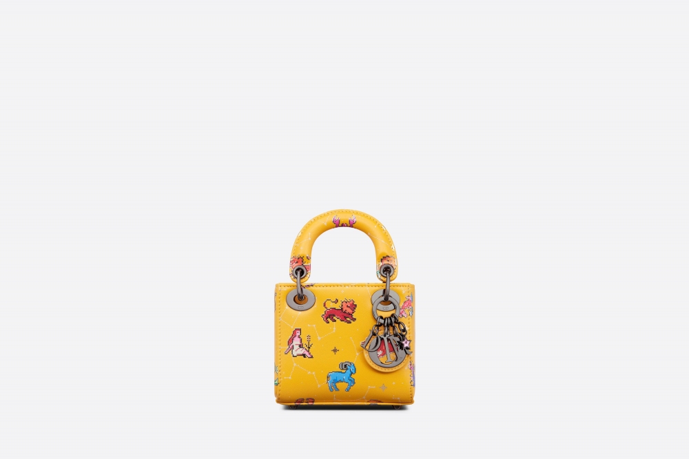 Micro Lady Dior-Yellow