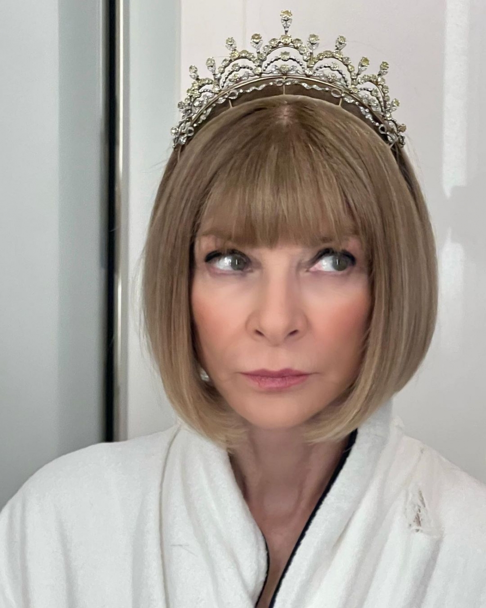 Anna Wintour讓人印象深刻的鮑伯頭。