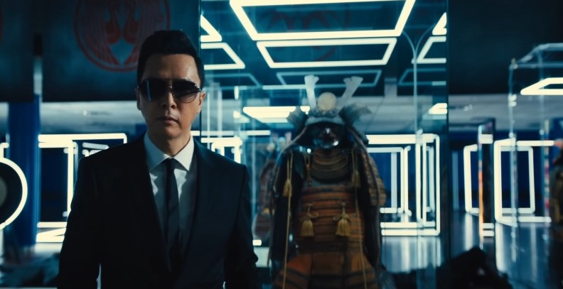 演員甄子丹與Keanu Reeves精彩對戲。