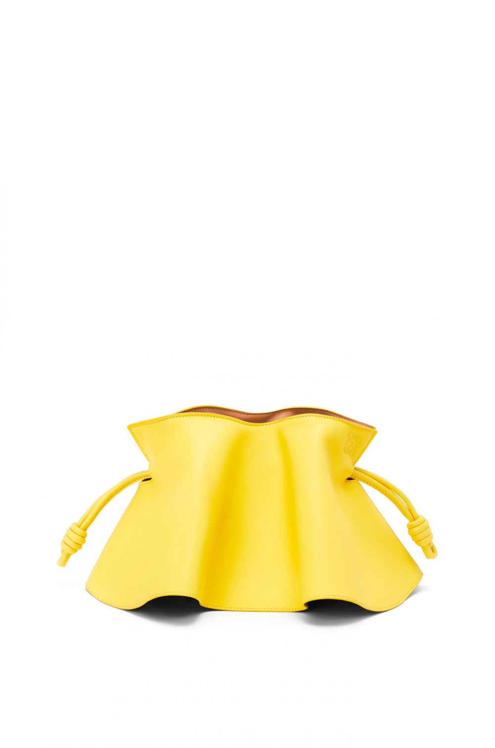 Mini Flamenco Petal Clutch-Lemon