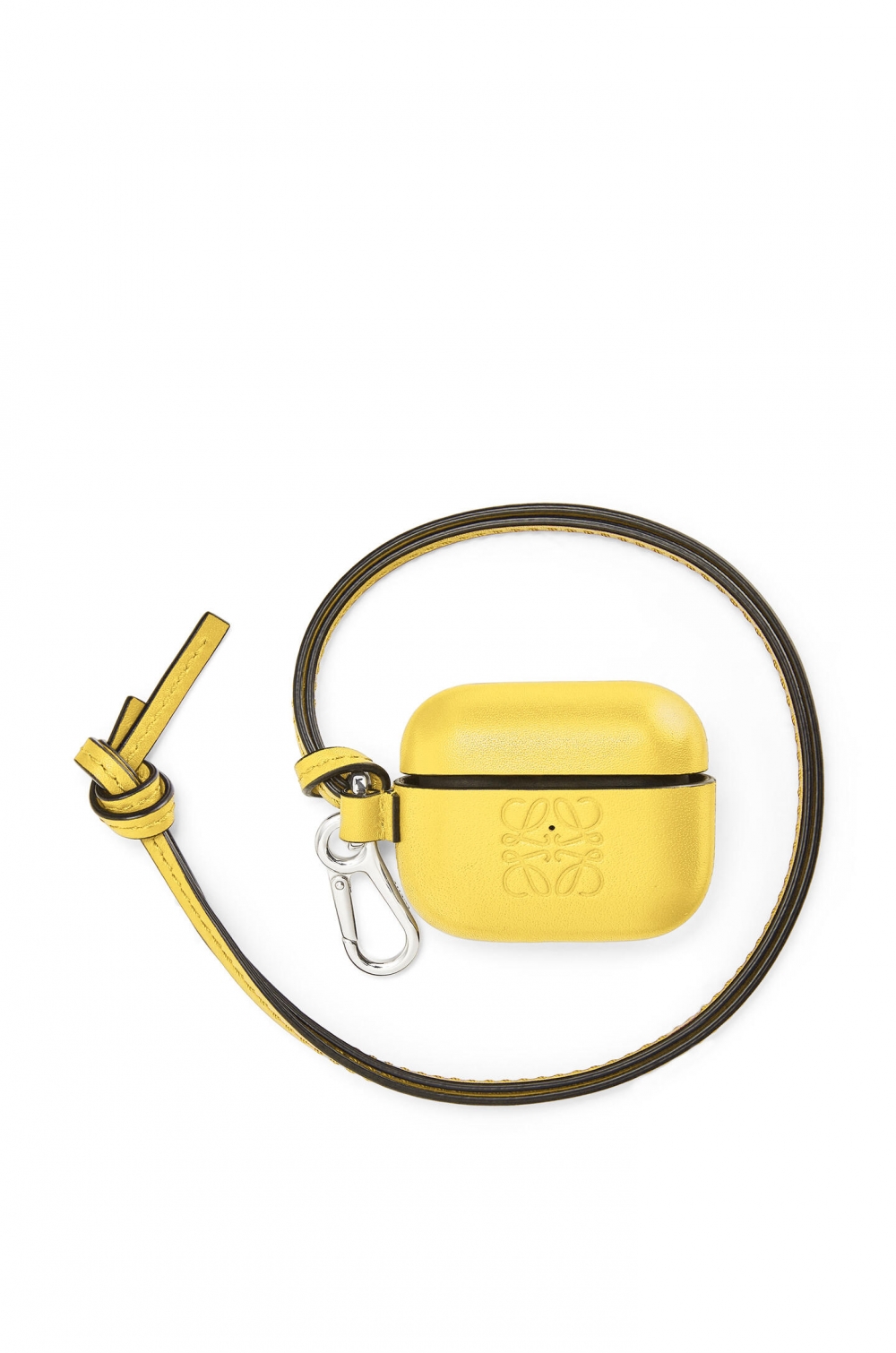 亮眼的黃色小牛皮保護套當作外殼。