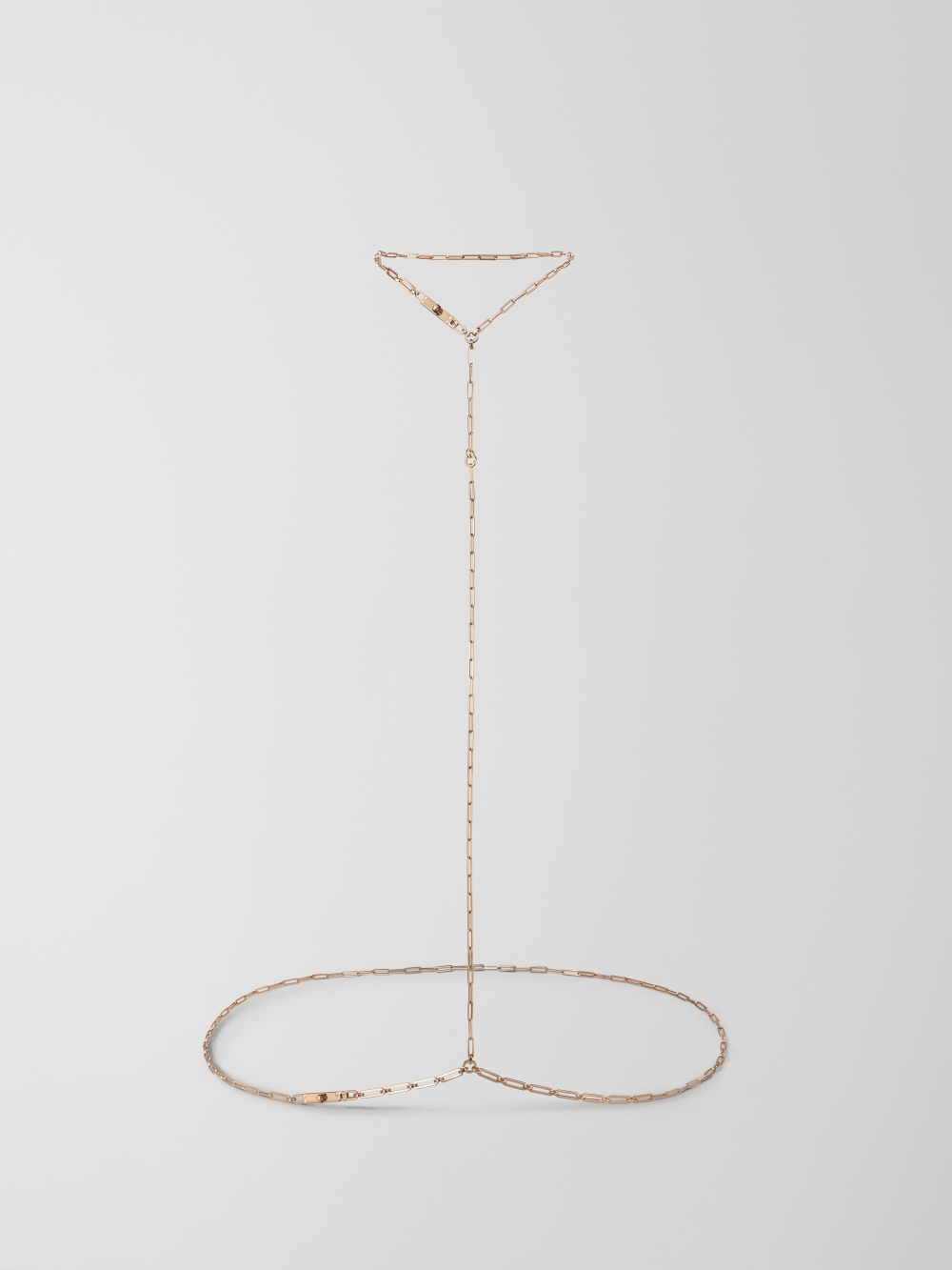 Kelly Chaine玫瑰金貼身珠寶（約HK$198,800）