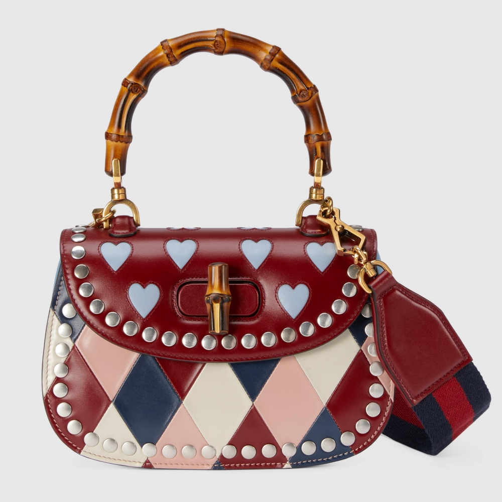 GucciBamboo 1947竹節小號手提包。