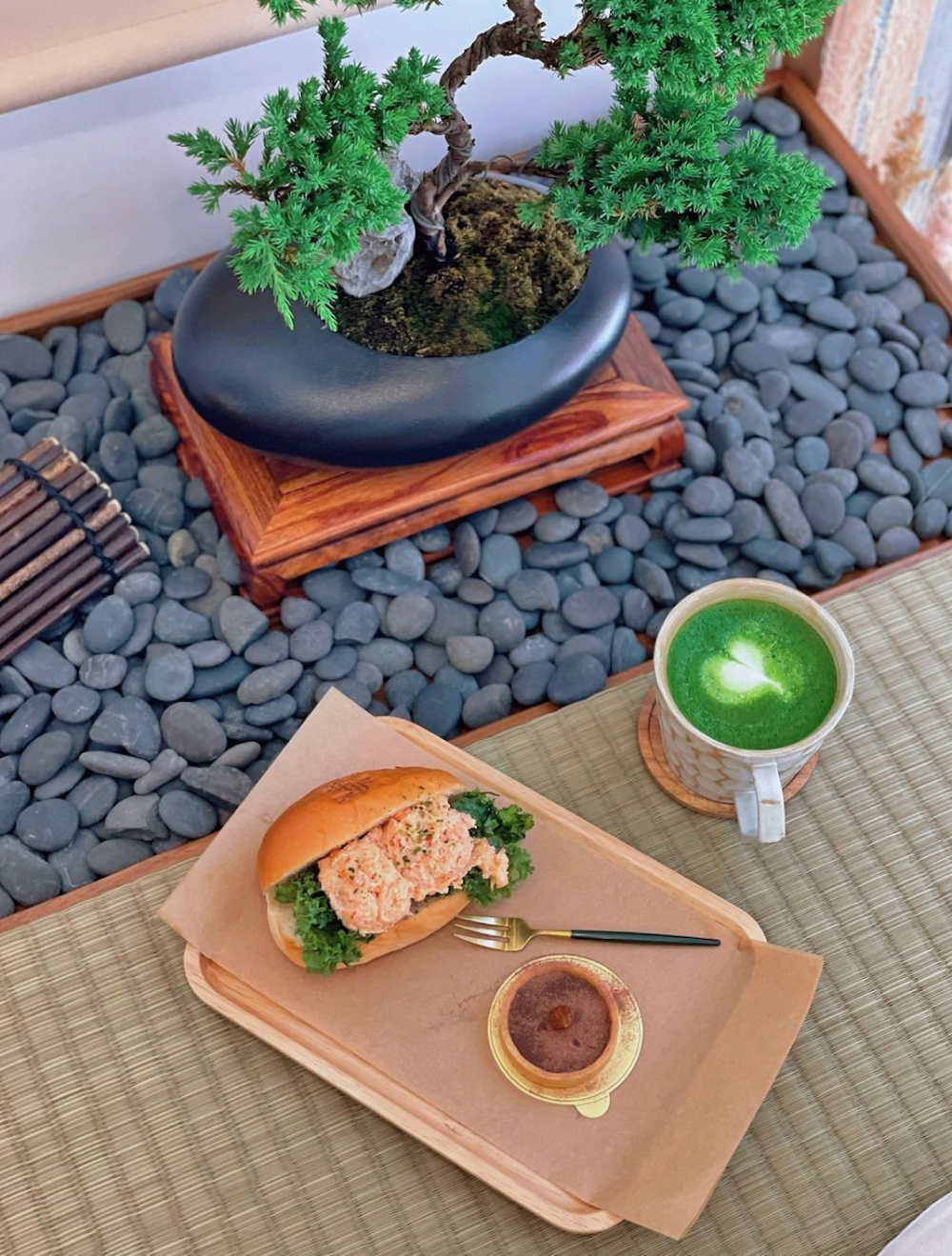 店內還有提供明太子蛋沙律三文治配上超級食物羽衣甘藍等鹹點。