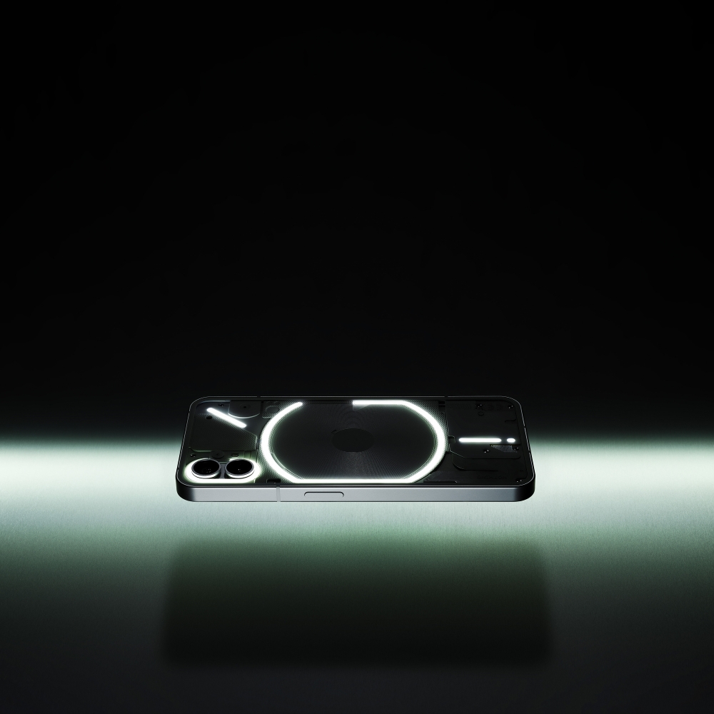 Nothing Phone (1)配備的雙面Gorilla® Glass 5，強韌有力的增加了耐用度。