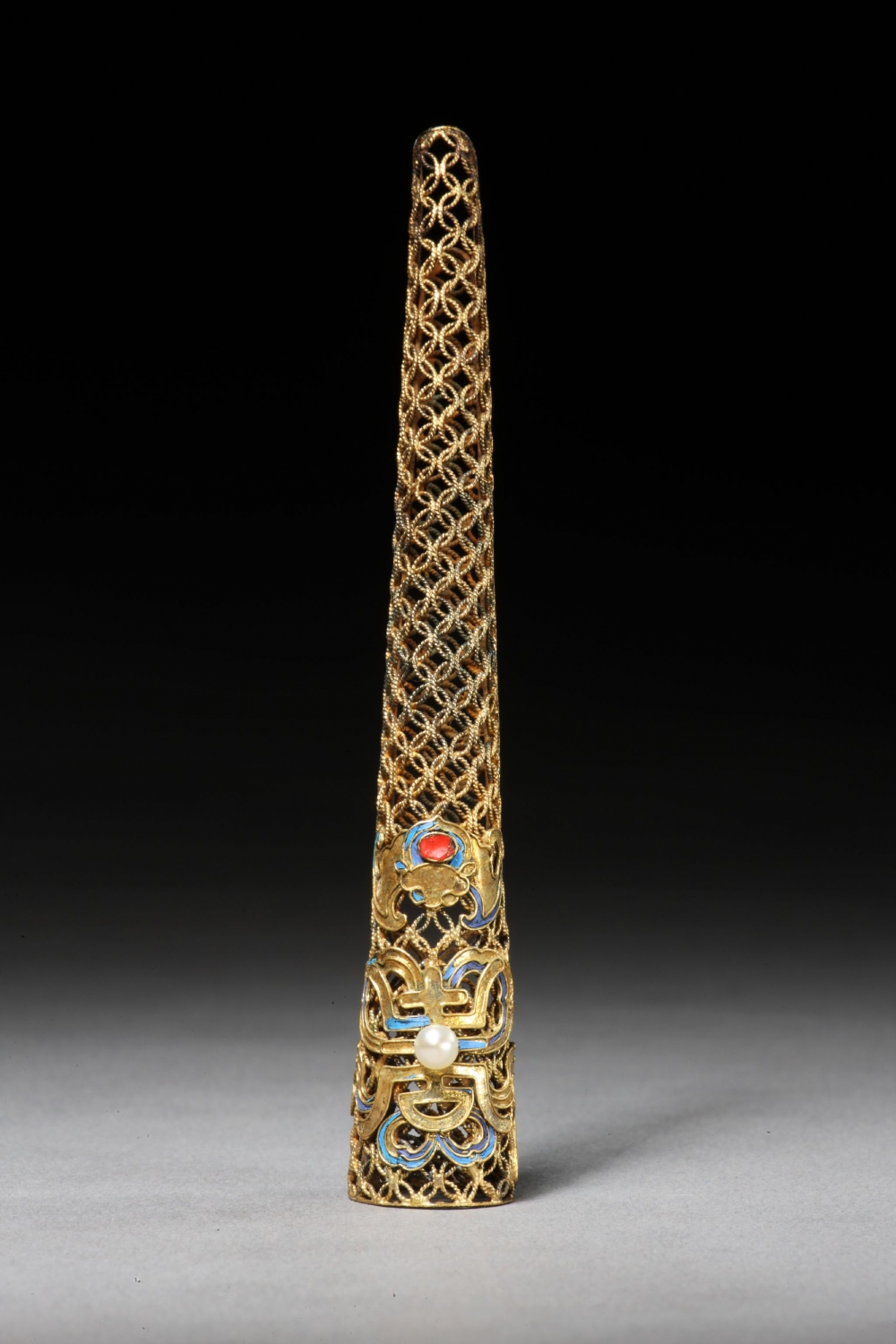 指甲套,清(1644-1911),展廳1 © 故宮博物院