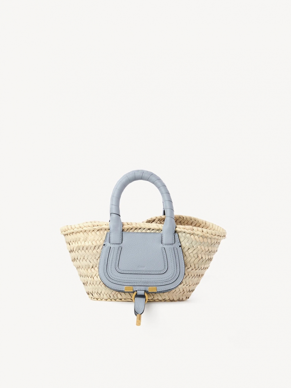 Chloé Mini Marcie Basket-Blue