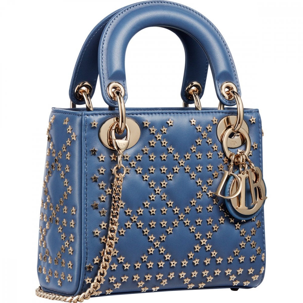 MIni Lady Dior-Blue