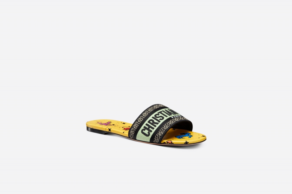 Dior Dway Slide-Yellow