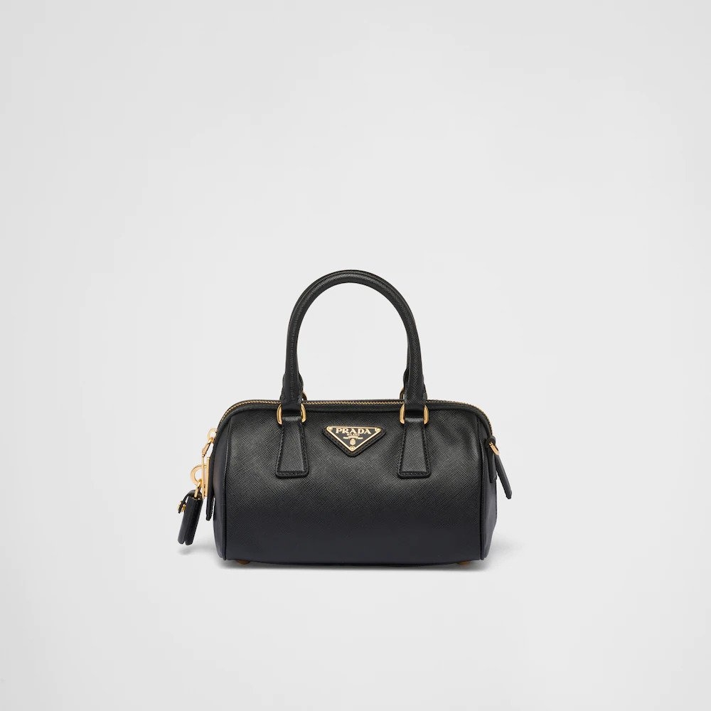 Prada Saffiano leather Top-Handle Bag-Black