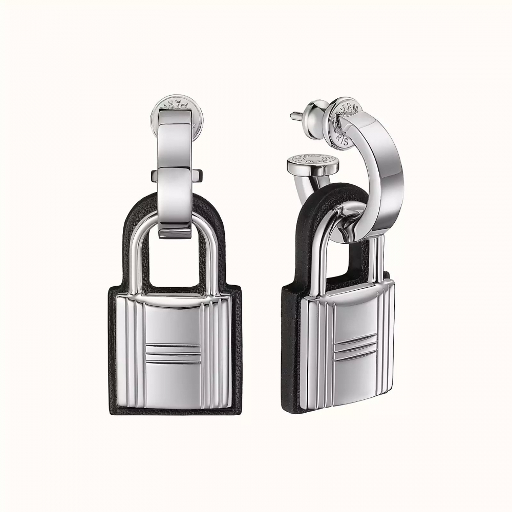 Hermès O'Kelly Earrings-Noir