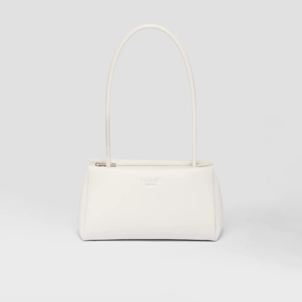 Prada Small Leather Bag-White