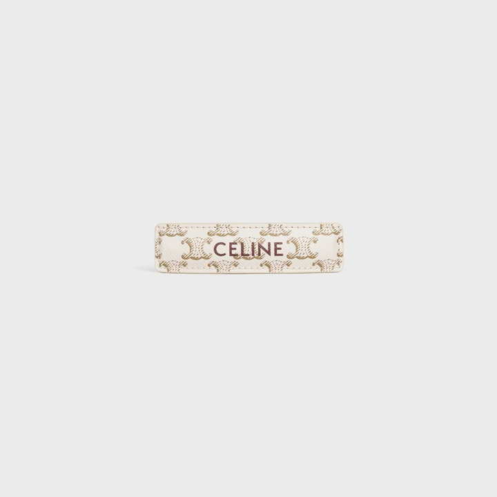 CELINE Triomphe Canvas Hair Clip