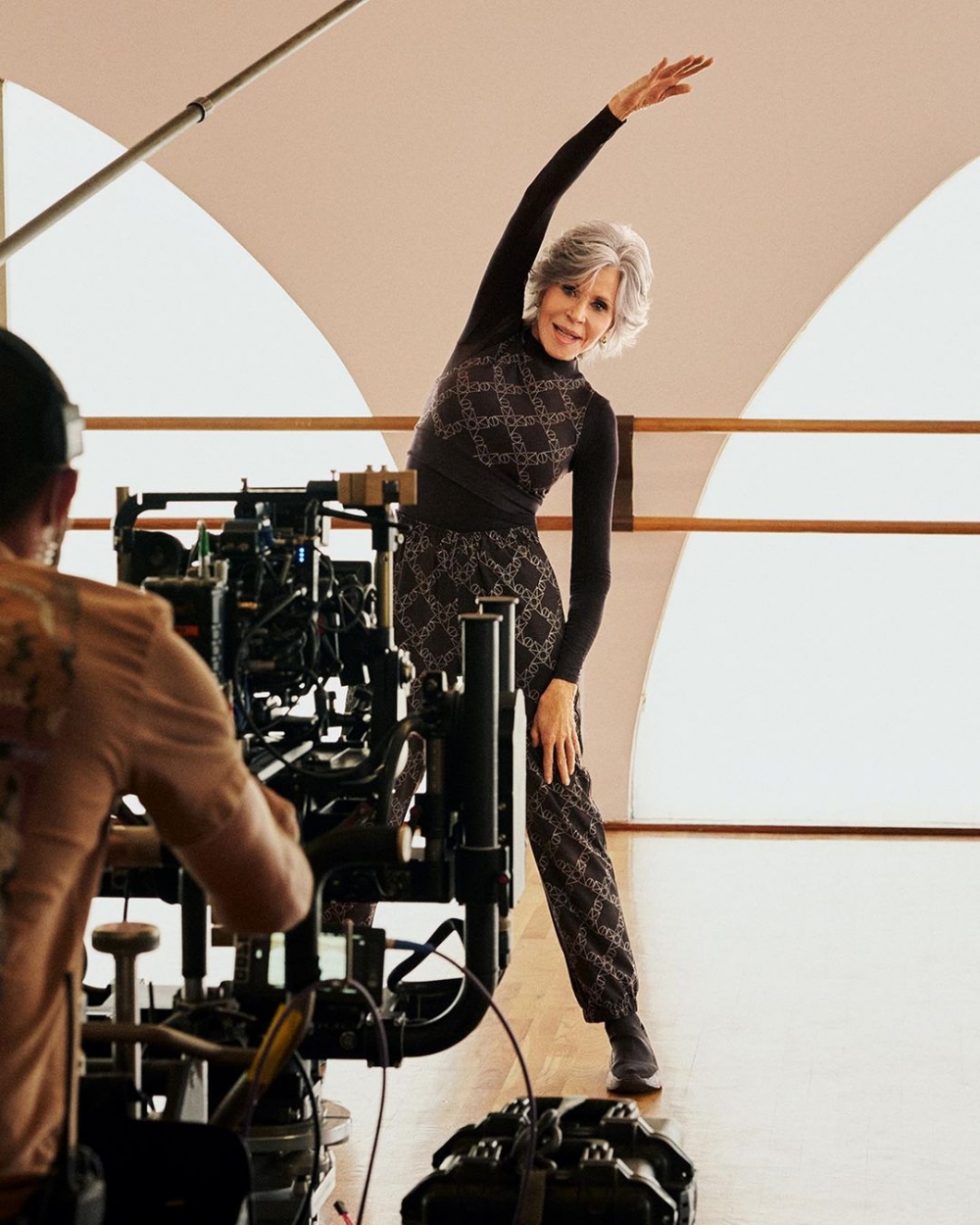 Jane Fonda說:「無論你多大或年輕,你都要動起來。」