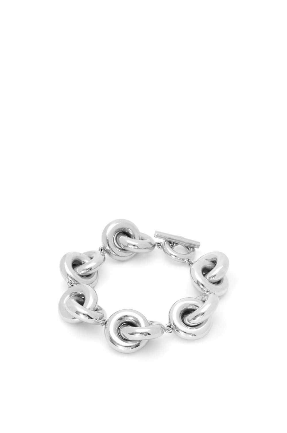 Donut Link Bracelet-銀色