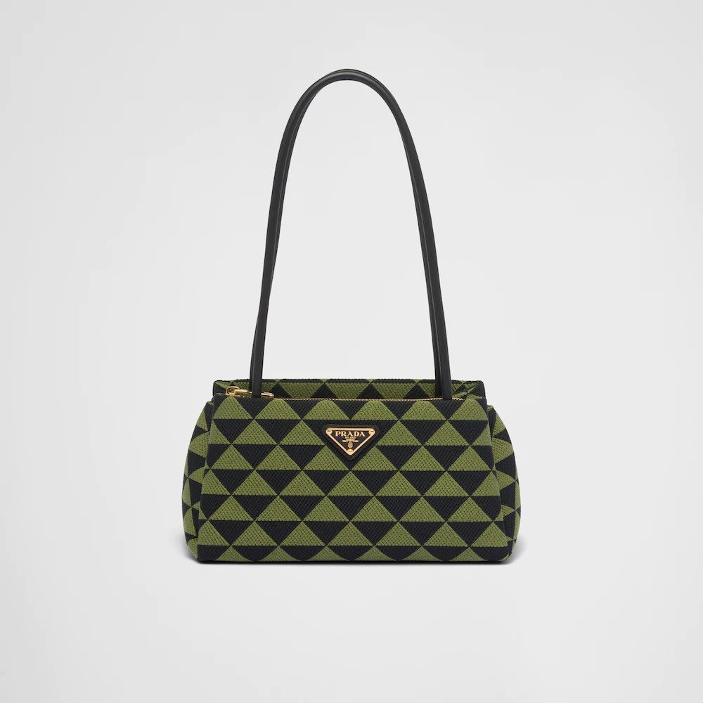 Prada Small Leather Bag-Ivy Green