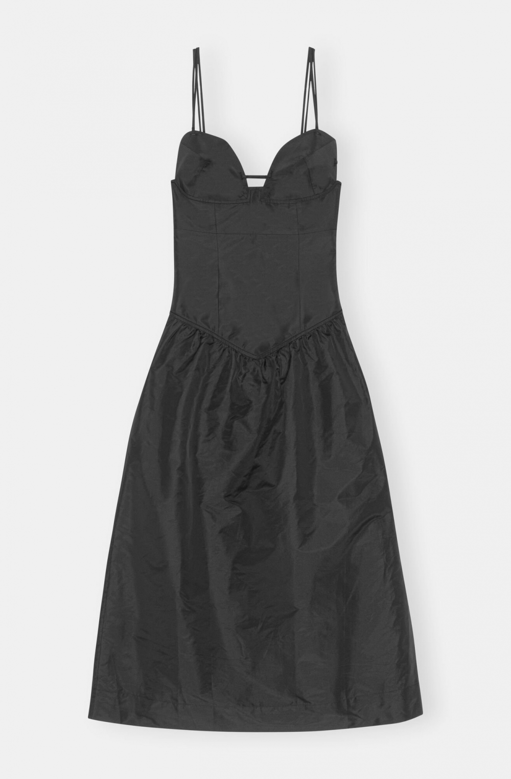 這次在活動上鄭浩妍穿上了這件100% Recycled Polyester Midi Dress。