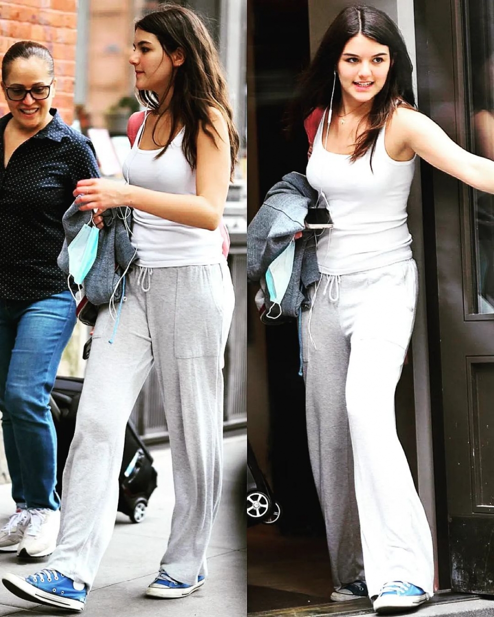 從媒體捕捉的街拍照，常以樸素、悠閒的服裝亮相。